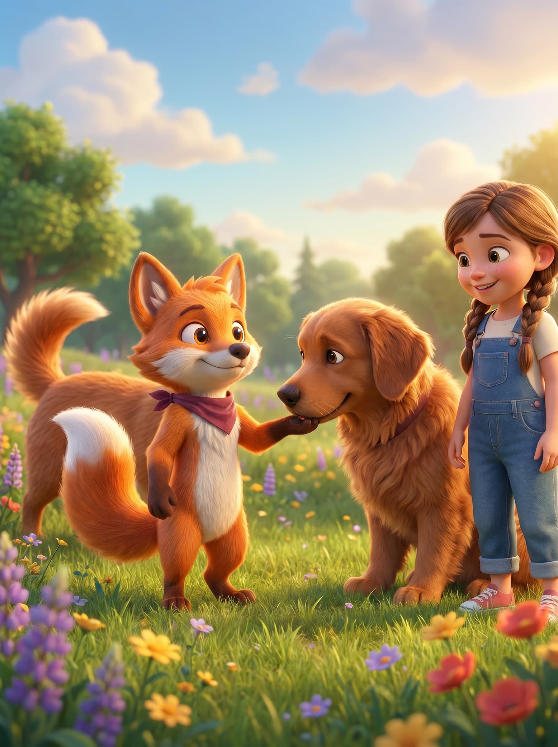 Foxi és a nagy barátságos kutya