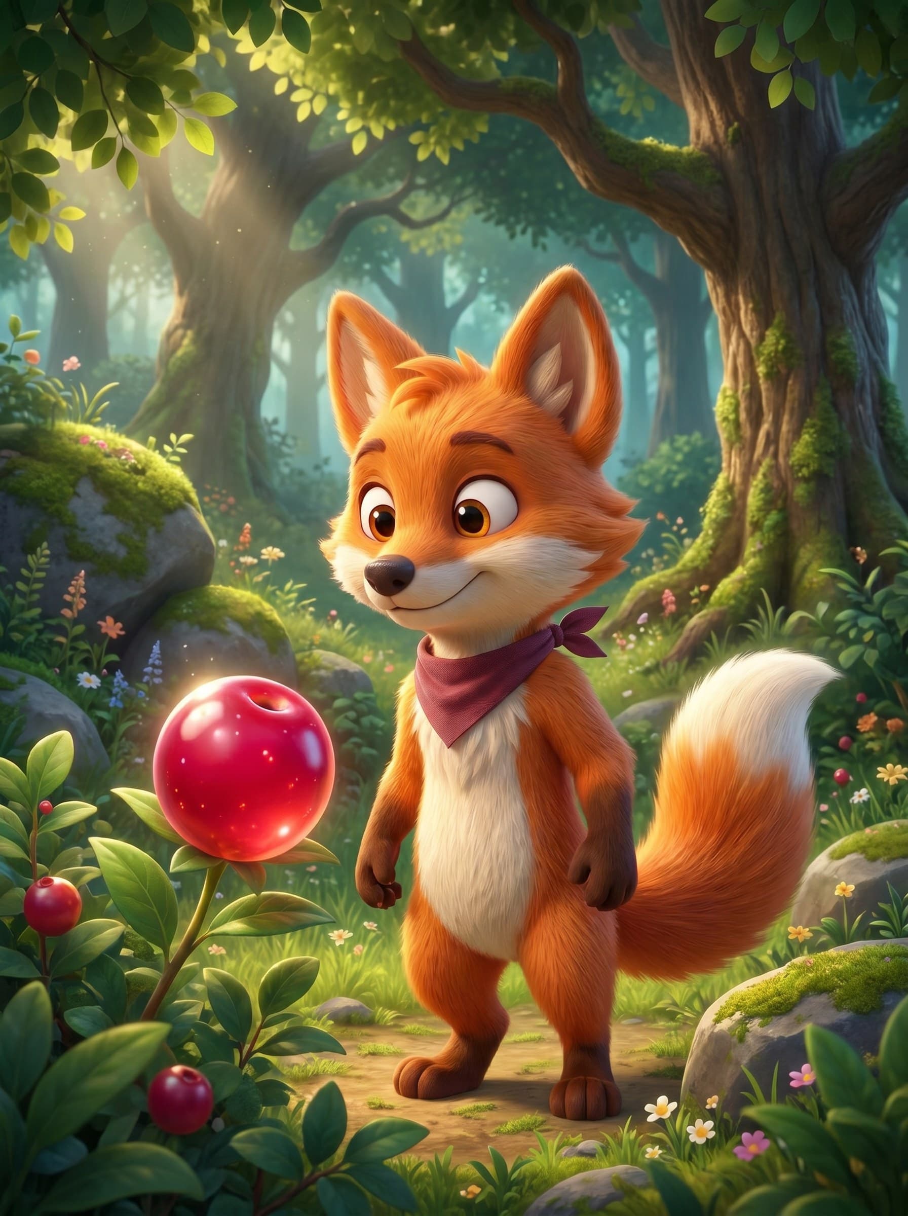 Foxi és a fényes piros bogyó