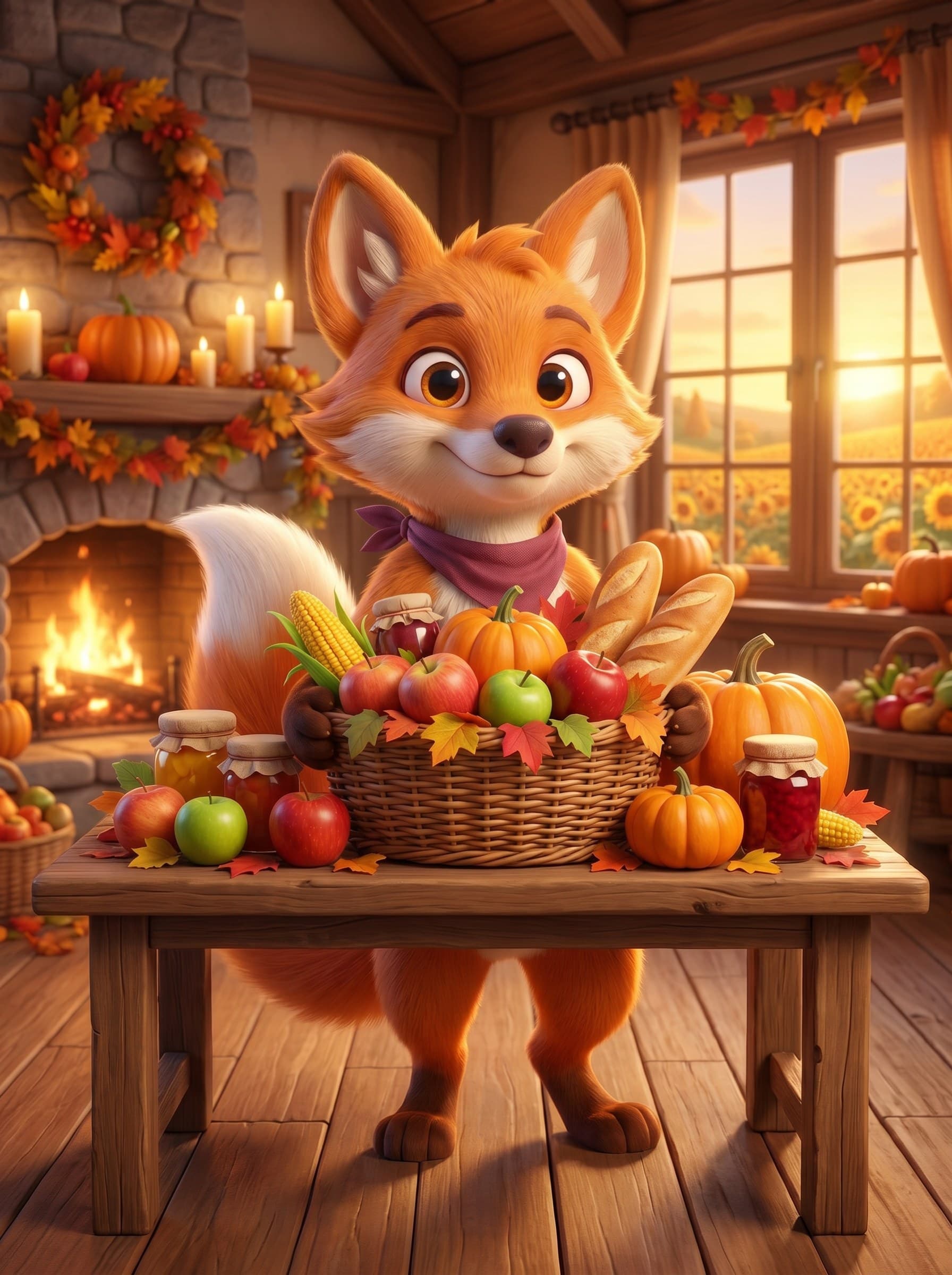 Foxi és a hála kosara