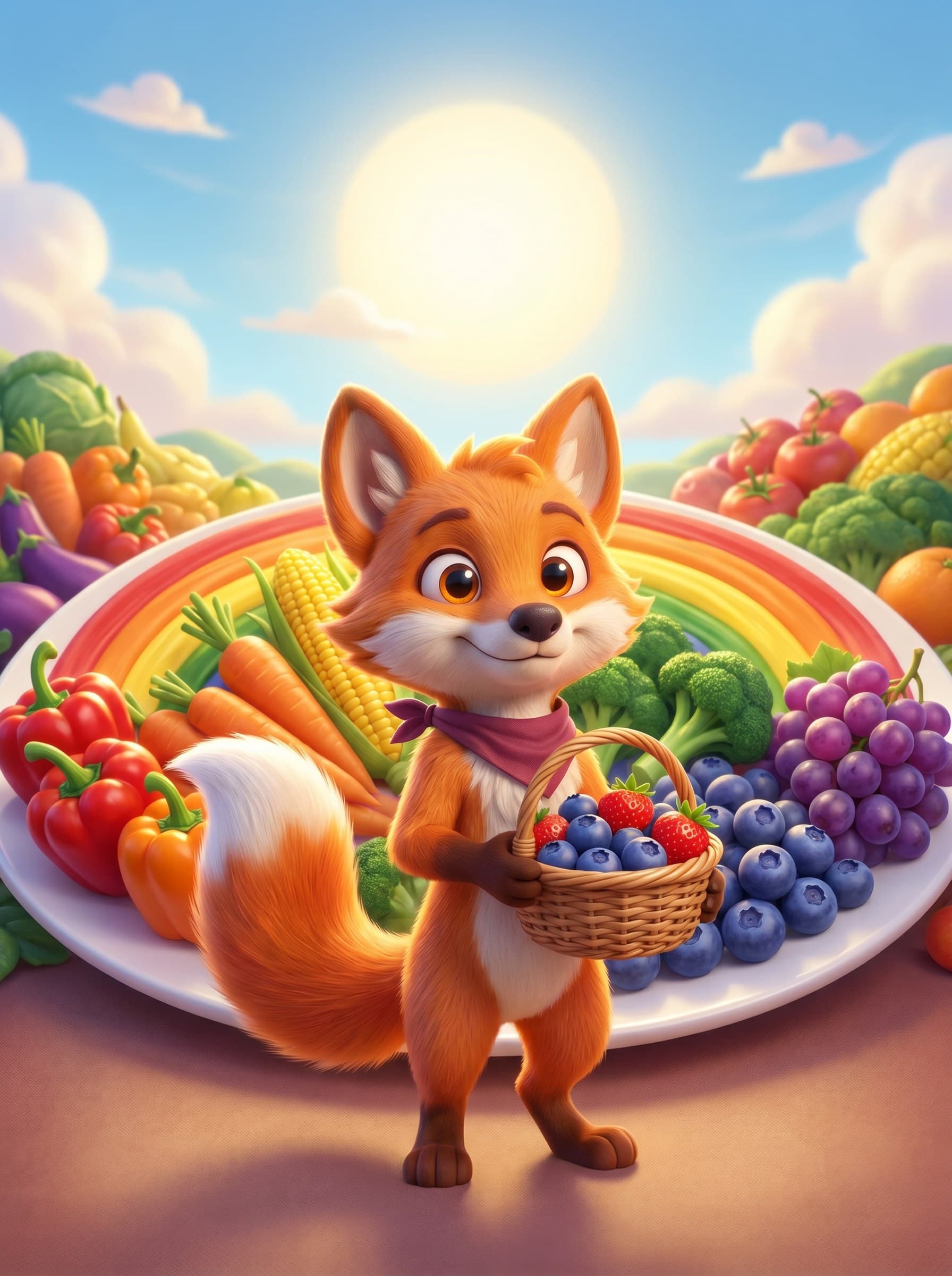 Foxi és a szivárványos ebéd