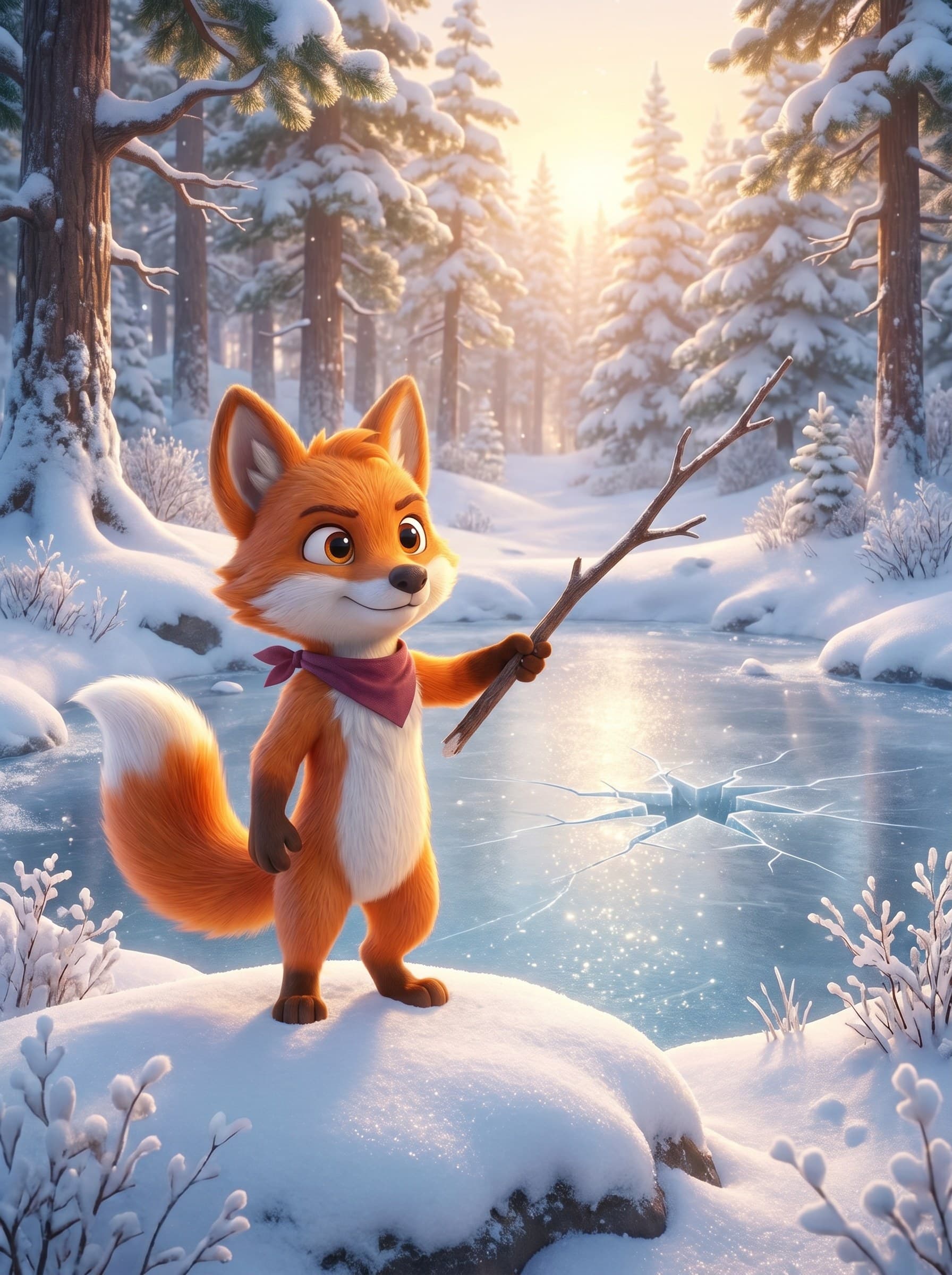 Foxi és a Csillogó Jég