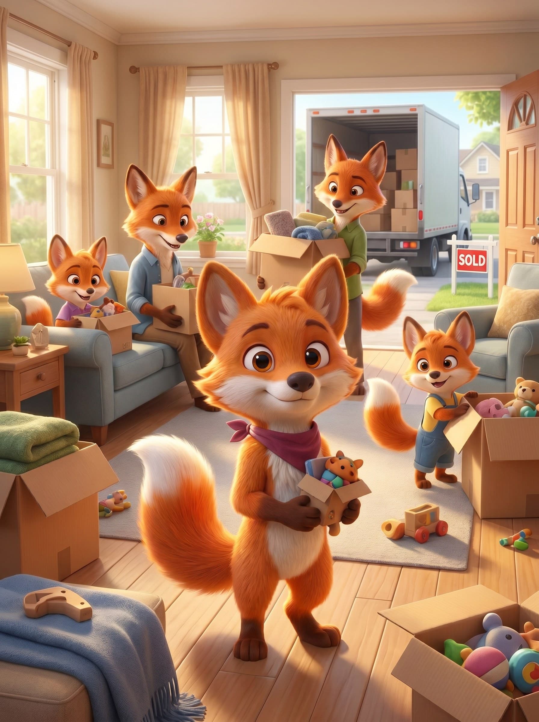 Foxi, a róka: Költözünk!