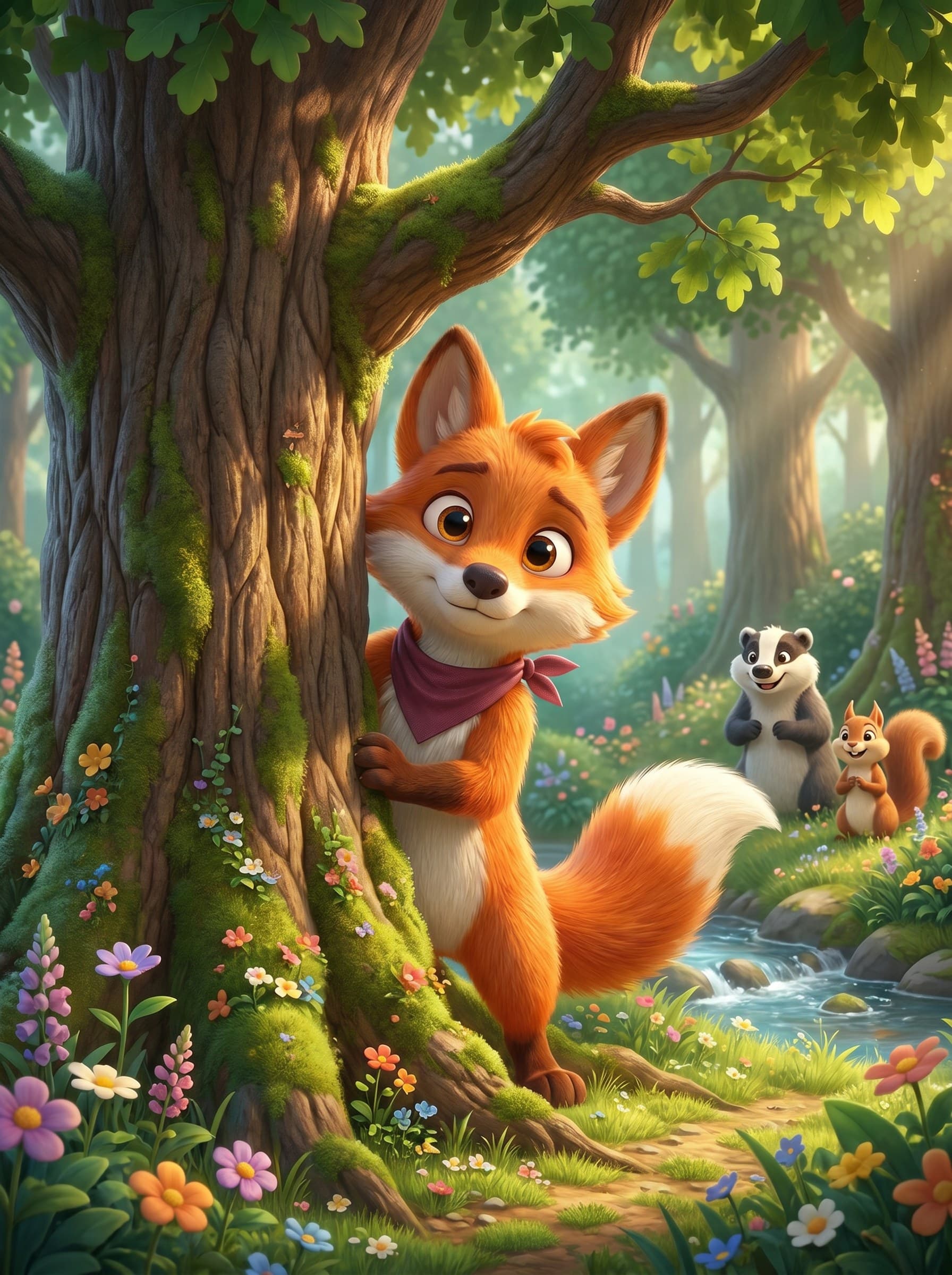 Foxi és a nap, amikor félénk volt