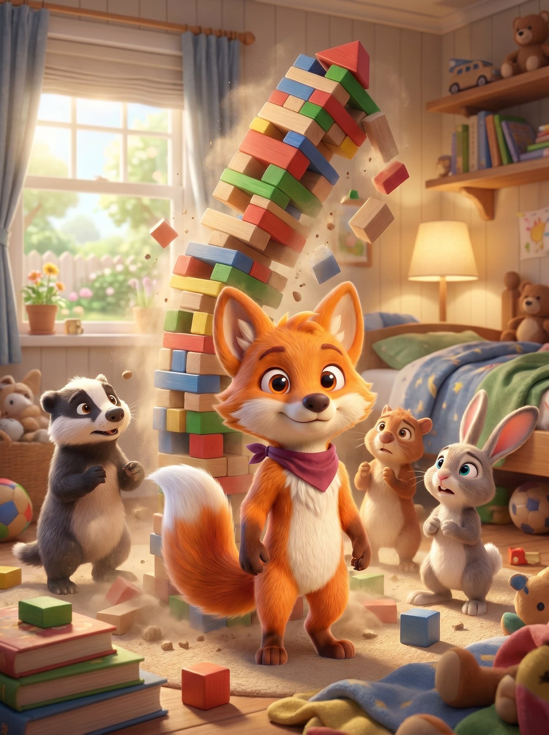 Foxi és a torony, ami nem akart megállni