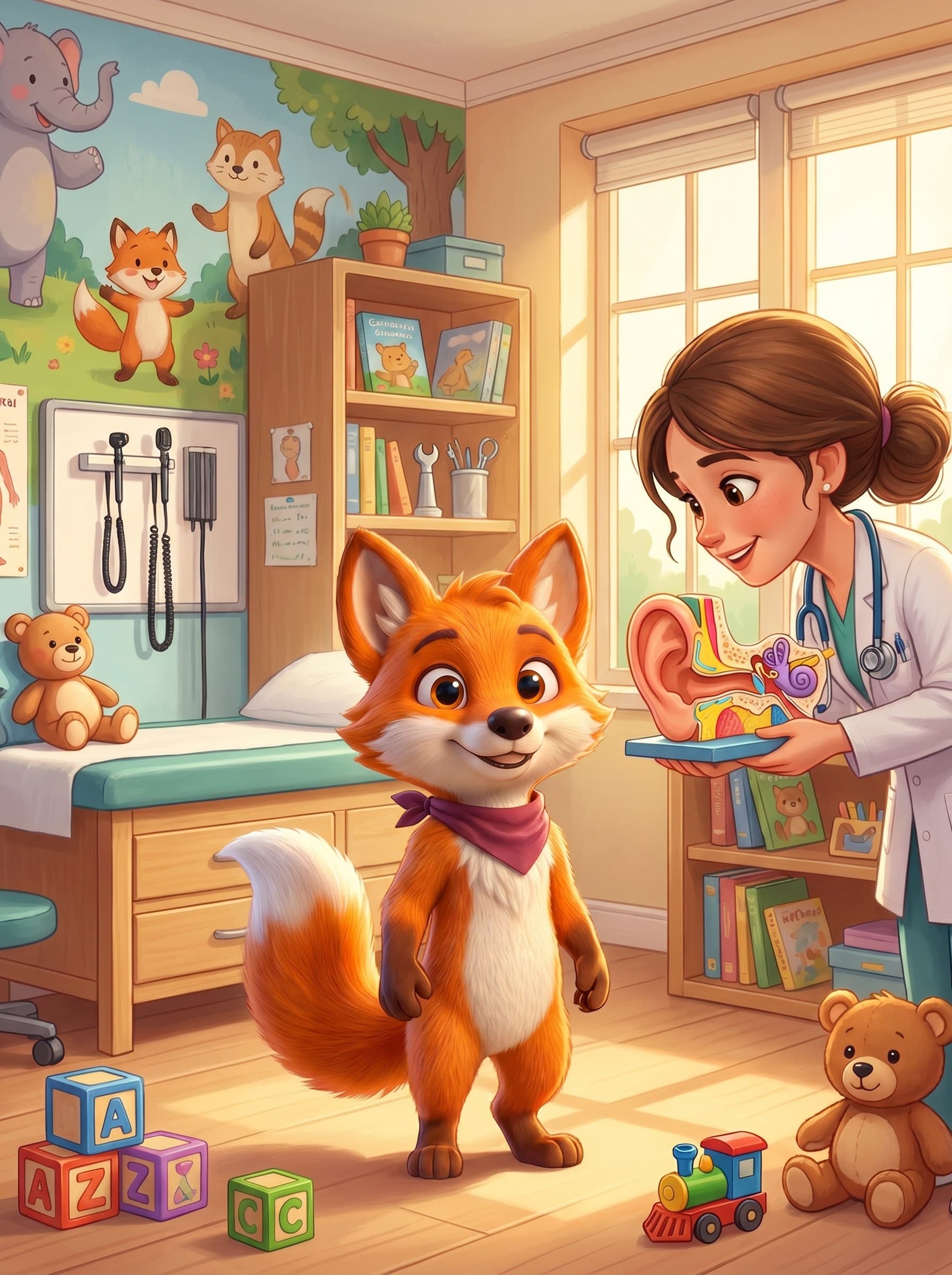 Foxi és a látogatás az orvosnál