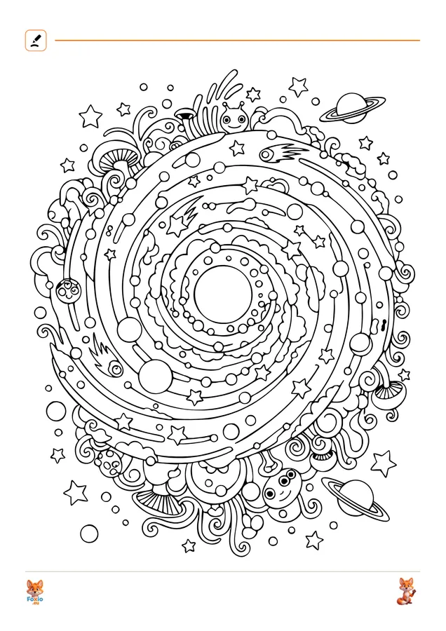 Omalovánky: Galaxie