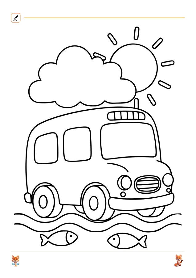 Omalovánky: Autobus