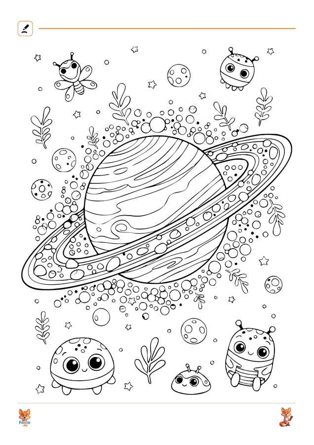 Omalovánky: Obří planeta