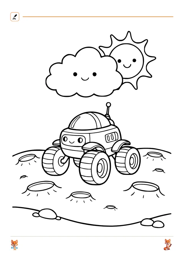 Omalovánky: Malý rover