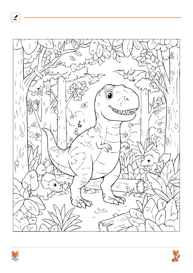 Omalovánky: Velký T-Rex
