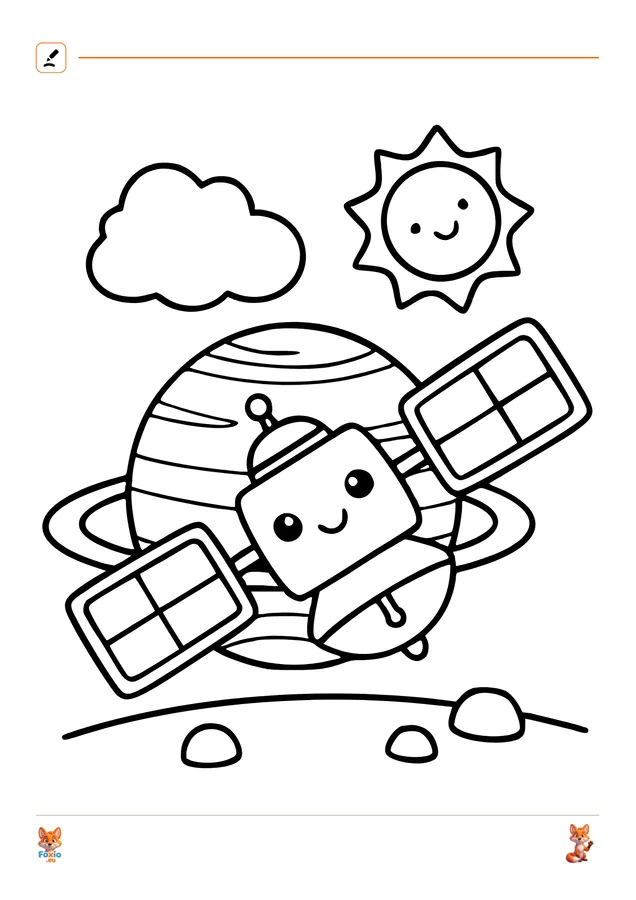 Omalovánky: Satelit