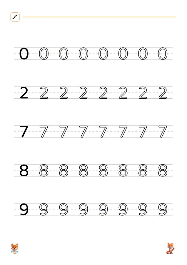 Obkreslování: Číslice 13