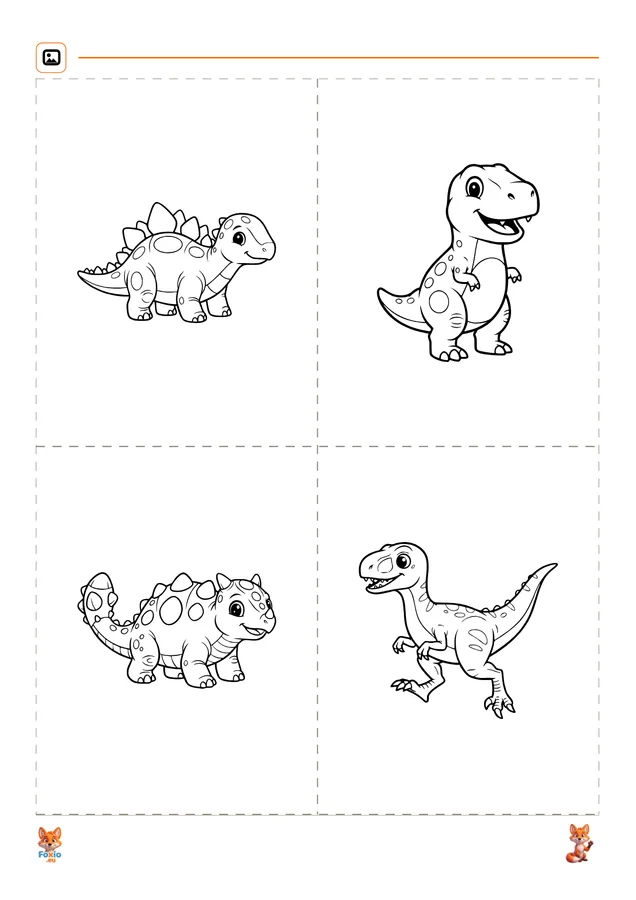 Obrázkové karty: Dinosauři