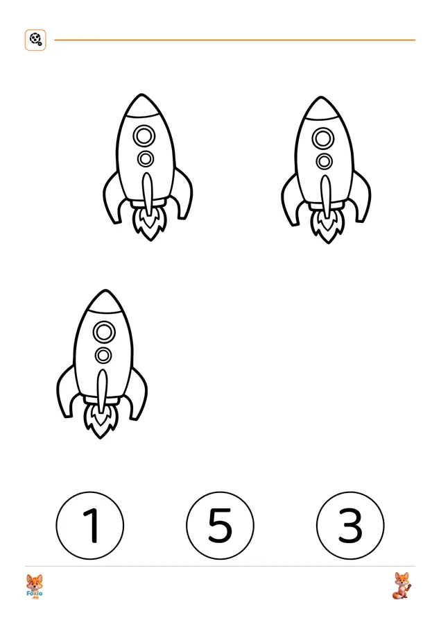 Počítání: Raketa