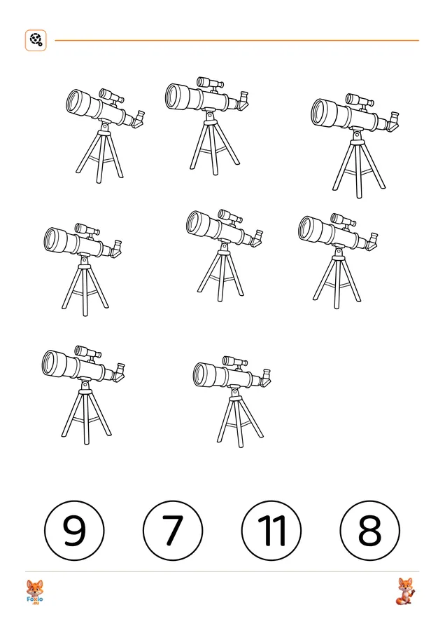 Počítání: Dalekohled