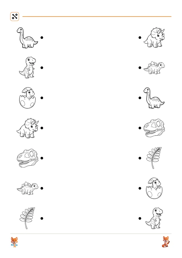 Přiřazování: Dinosauři 3